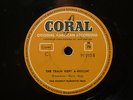 JOHNNY BURNETTE TRIO lonesome train / train kept a-rollin' CORAL ROCKABILLY 78