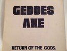 Rare Nwobhm Single Geddes Axe Return Of The Gods