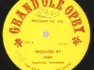 GRAND OLE OPRY #405 HANK WILLIAMS JR/BILLY WALKER/BOBBY BARE/BILL ANDERSON Radio