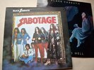 Black Sabbath Sabotage 1975 vinyl LP and Heaven and Hell 1980 vinyl LP