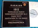 TCHAIKOVSKY / KARAJAN 1912 OVERTURE 1959 UK LP COLUMBIA SAX 2302 ED1