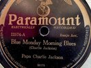PAPA CHARLIE JACKSON PARAMOUNT 12575 BLUES 78 RPM E-