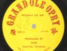 GRAND OLE OPRY #449 CHARLIE LOUVIN/WILLIS BROS/JEAN SHEPARD/RAY PILLOW WSM Radio