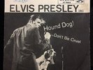 ELVIS PRESLEY  HOUND DOG / DON'T BE CRUEL PICTURE SLEEVE & RECORD VG