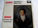 BEETHOVEN BACKHAUS  PIANO  CONCERT No.3 MOONLIGHT SONATA DECCA SXL 2190 LP  MINT