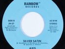 Modern Soul Boogie 45 AXIS Silver Satin RAINBOW HEAR