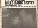 MILES DAVIS SEXTET FEAT.STAN GETZ-LP- A VERY SPECIAL CONCERT- RARE OZONE