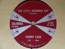 1959 Country 78 rpm JOHNNY CASH The Little Drummer Boy  COLUMBIA 41481 Canada