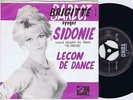 BRIGITTE BARDOT Sidonie b/w Lecon De Dance Danish 45PS 1962 Vie Privée