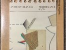 Anthony Braxton Performance 9/1/ 79 Hat Hut Rare Booklet NM Free Jazz Improv