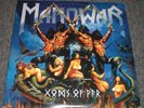 Gods Of War Manowar ULTRA-RARE 2007 German Import 3 LP Heavy Metal VG++ Vinyl