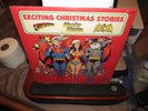 vintage 1977 exciting christmas stories album superman wonder woman batman LP