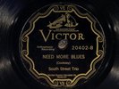 78 RPM -- South Street Trio, Victor 20402, E+ Blues