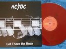 AC/DC  LET THERE BE ROCK  RED SPLASH VINYL AUSTRALIAN PRESSED   ALTERNATE COVER