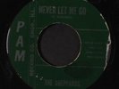 SHEPPARDS: Give A Hug To Me / Never Let Me Go 45 (sl lbl peeling, lbl stain)