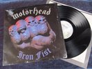 MOTORHEAD   IRON FIST   NM ORIG 1982 LP in SHRINK & PRINTED LYRIC INNER   LEMMY