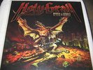 HOLY GRAIL CRISIS TO UTOPIA RARE LP  ENFORCER SKULL FIST WHITE WIZZAR