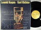 KOGAN, KARL RICHTER Bach Solo Violin Sonatas BWV 1014-1019 EURODISC 2 LPs STEREO