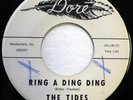 The TIDES 45 Ring a Ding Ding / Chicken Spaceman DORE doo wop NM promo ws306