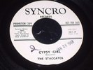 The Staccatos The Monkees 45 SYNCRO 661 Gypsy Girl PROMO 1966  M-