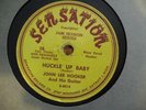 JOHN LEE HOOKER HUCKLE UP, BABY KILLER DETROIT BLUES 78 ON SENSATION 26  VG+
