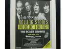 ROLLING STONES+Voodoo 1995 TOUR+POSTER+AD+RARE ORIG+FRAMED+EXPRESS GLOBAL SHIP