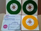 SLEEPY LaBEEF , MURRAY KELLUM , JIMMY NEWMAN -(3) 45'S, COLORED VINYL - PROMOS