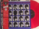 THE BEATLES  A HARD DAY'S NIGHT LP EMI / ODEON  MONO  RED VINYL OBI JAPAN