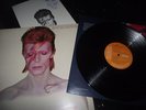 VG+ DAVID BOWIE ALADDIN SANE UK 1973 GATEFOLD LP INNER & FAN CLUB CARD