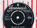 RARE MOD BEAT-THE WHO-THE KIDS ARE ALRIGHT/THE OX-UK BRUNSWICK