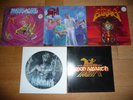 MASSACRE, DEATH, ATHEIST, BEHEMOTH, AMON AMARTH red, 5 LPs, first press OIS FOC 