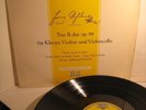 Nuovo Terzetto di Roma - Schubert Trio B-Dur ,Cello Amfitheatroff DGG ´62 ex+