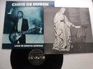 CHRIS DE BURGH - Live in S.Africa - Rare S.Africa LP + Insert // Near mint