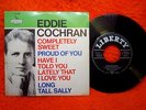 EDDIE COCHRAN EP 45T COMPLETELY SWEET + 3 LIBERTY 41 540 GERMANY