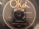 Okeh 8560 Mississippi John Hurt DIRTY BUISNESS / FRANKIE V/V+ 78rpm  1927