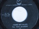 Islands Deep Soul 45 TONY SEYMOUR Young Boy Blues CARIB HEAR