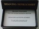 Brian Eno / Peter Schmidt - Oblique Strategies Cards