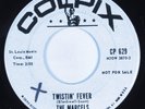 R&B Soul Popcorn 45 THE MARCELS Twistin' Fever COLPIX VG+ promo HEAR