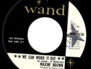 Soul northern soul popcorn Maxine Brown We can work it out