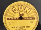 Johnny Cash Sun 78 279 Home of The Blues/Give My Love To Rose