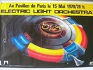ELECTRIC LIGHT ORCHESTRA - AFFICHE ORIGINALE - OUT OF THE BLUE - PARIS - 1978