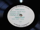 Sidney Bechet Albert Ammons Cliff Jackson Stella Brooks UK LP Acetate 11 tracks