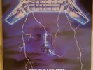 METALLICA RIDE THE LIGHTNING VINYL 1989 VERTIGO RECORDS EX