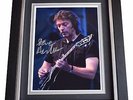 Steve Hackett SIGNED 10x8 FRAMED Photo Autograph Display Genesis Music COA