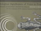 SOUNDS OF NORTH AMERICAN FROGS SIGNIFICANCE OF VOICE FOLKWAYS ORIG 1958 DG LP