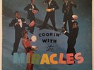 COOKIN'WITH THE MIRACLES LP   TAMLA 223 ORIGINAL WHITE LABEL VG+