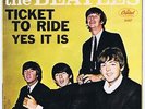 Beatles 45 Ticket To Ride NM 1965 Billboard #1 With VG++ P/S Canada Capitol 5407