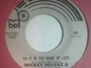 Mickey Dolenz & Davy Jones - Do It In The Name Of Love / Lady Jane 45 Bell rare