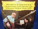 $DG 2531 201 GERMAN *ARGERICH ROSTROPOVICH* CHOPIN CELLO SONATA SCHUMANN ADAGIO