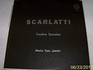 Domenico SCARLATTI Twelve Sonatas Tipo pianist Album VOX M-1241 PL-9940